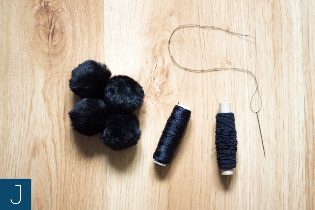 Futrzane kulki - materiały | Justine Crafts