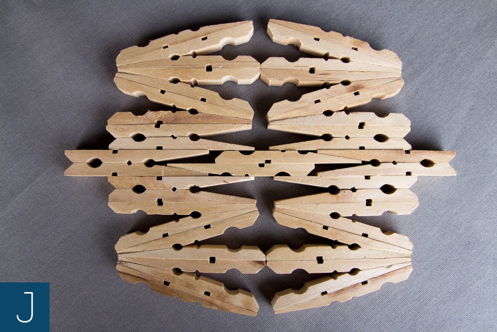 Drewniane podkładki pod kubek - duża 1 | Justine Crafts