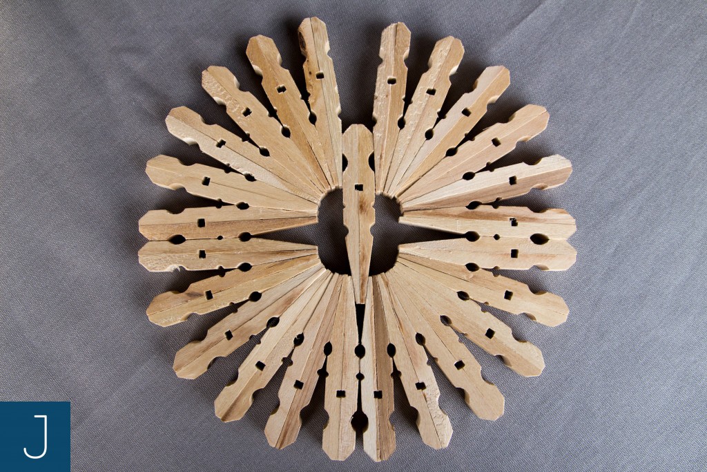 Drewniane podkładki pod kubek - duża 2| Justine Crafts