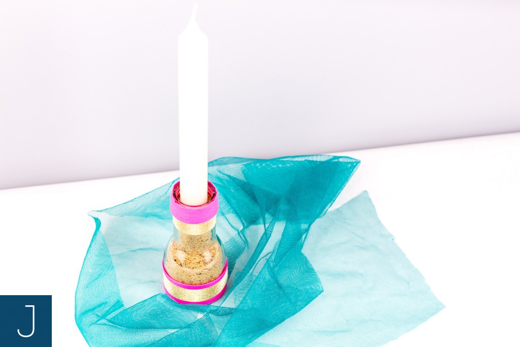 Uniwersalny świecznik DIY - świeca| Justine Crafts