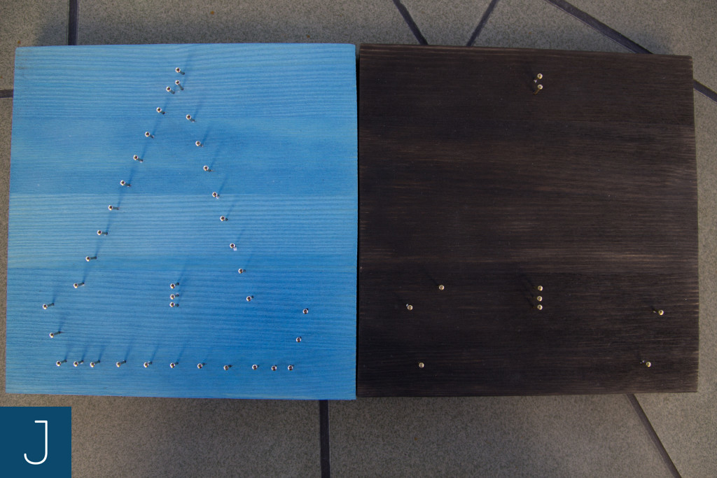 String art krok po kroku - gwoździe 2 | Justine Crafts