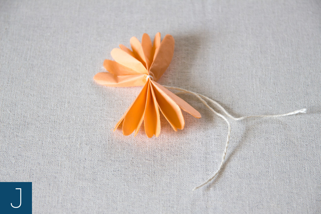 Letni wianek - rozłożenie harmonijki | Justine Crafts