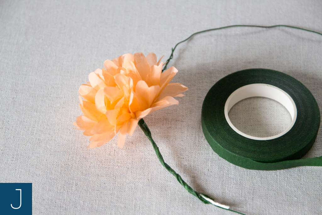 Letni wianek - taśma maskująca | Justine Crafts