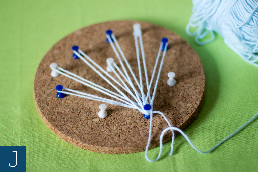String art - włóczka 1 | Justine Crafts