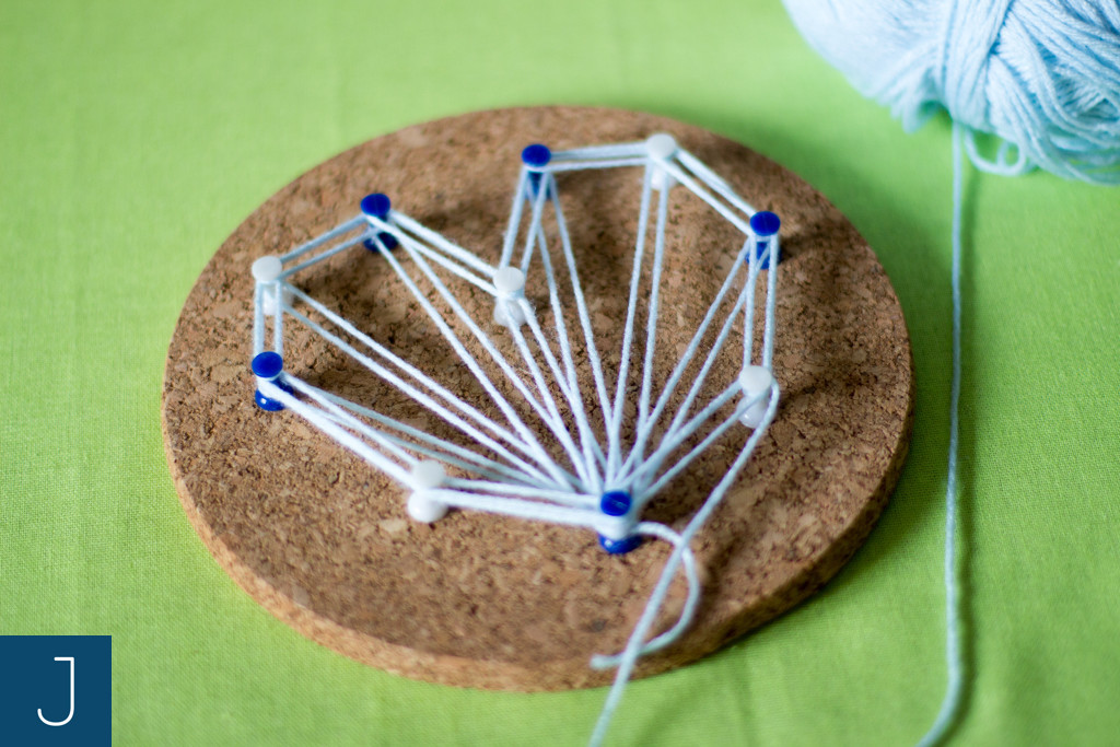String art - włóczka 2 | Justine Crafts