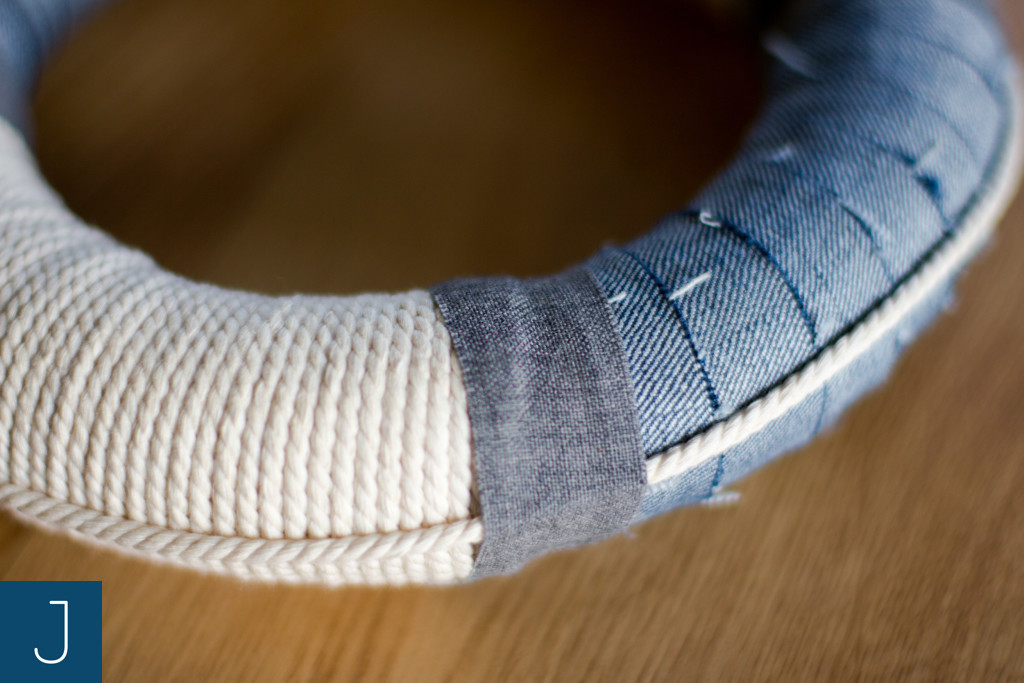 Jak zawiesić wianek lub lekki obrazek? - wianek, sznurek 1 |Justine Crafts