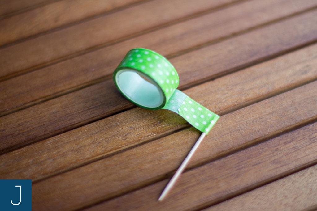 Kolorowe flagietki - taśma | Justine Crafts