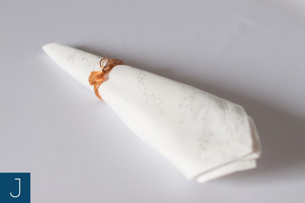 Pierścień na serwetkę - drut | Justine Crafts