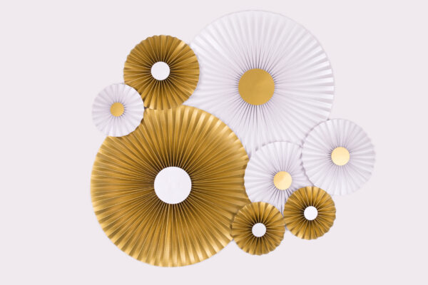 Justine Crafts | Rozety perłowe i złote