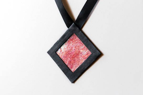 Naszyjnik geometryczny kwadrat 6 | Justine Crafts Jewelry
