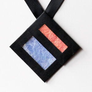 Naszyjnik geometryczny kwadrat 66 | Justine Crafts Jewelry