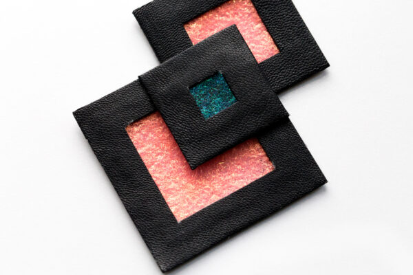 Naszyjnik geometryczny kwadraty 435 | Justine Crafts Jewelry